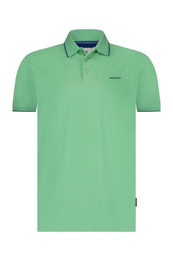 PIQUE POLO MET STREEPDETAILS 46115400 3400